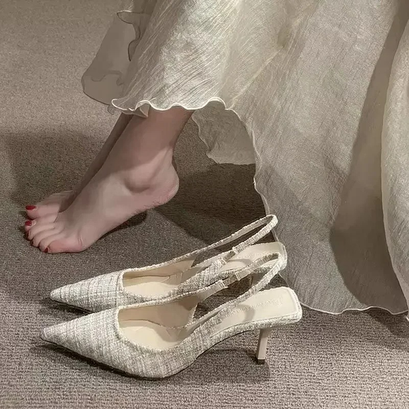Elastic Waistband Roll - Fashion brand designed knitted platform heels