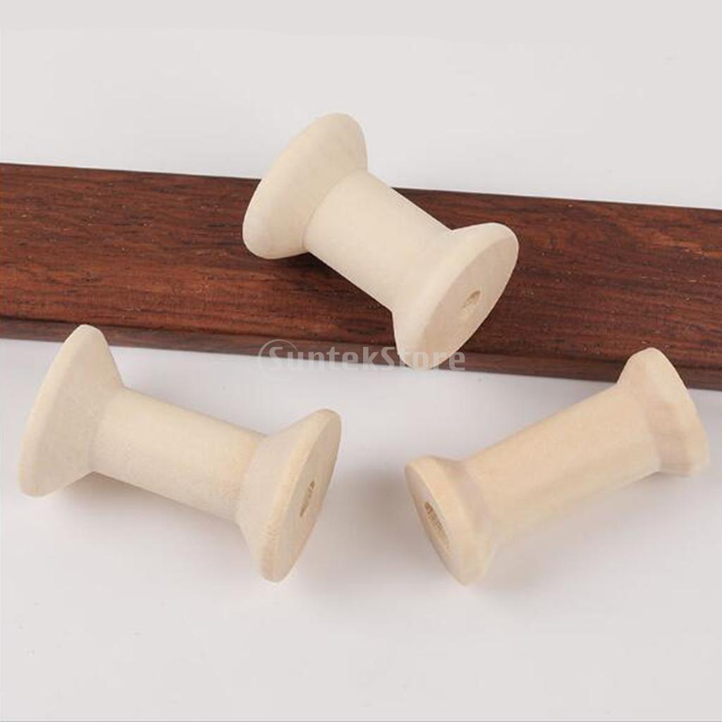 20pcs Wooden Bobbins Thread Sp - огляд і ціна Thread Bobbins Empty