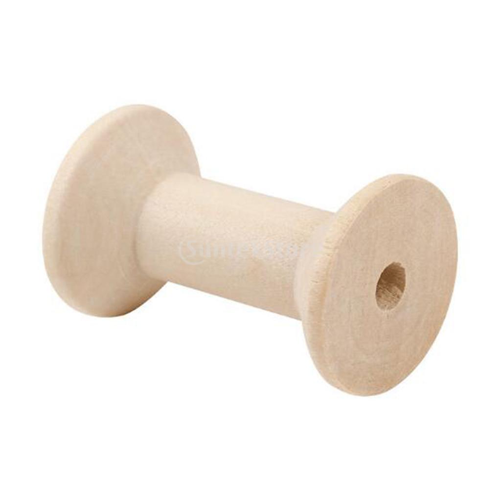 20pcs Wooden Bobbins Thread Sp - огляд і ціна Thread Bobbins Empty