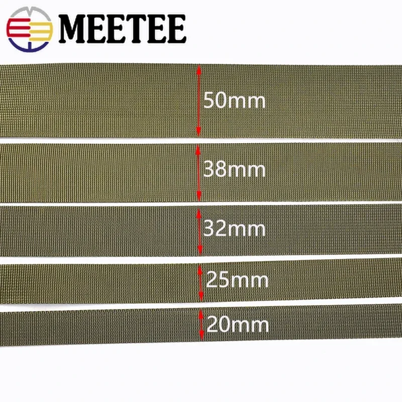 5Meters 20/25/32/38/50mm Nylon - огляд і ціна Binding Tape Bias