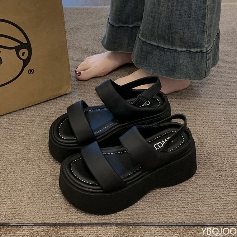 Sponge Cake Soled Sandals for  - огляд і ціна Elastic Waistband Roll