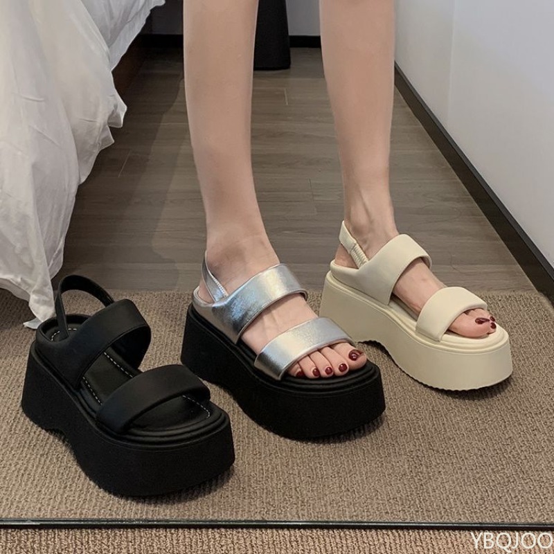 Sponge Cake Soled Sandals for  - огляд і ціна Elastic Waistband Roll