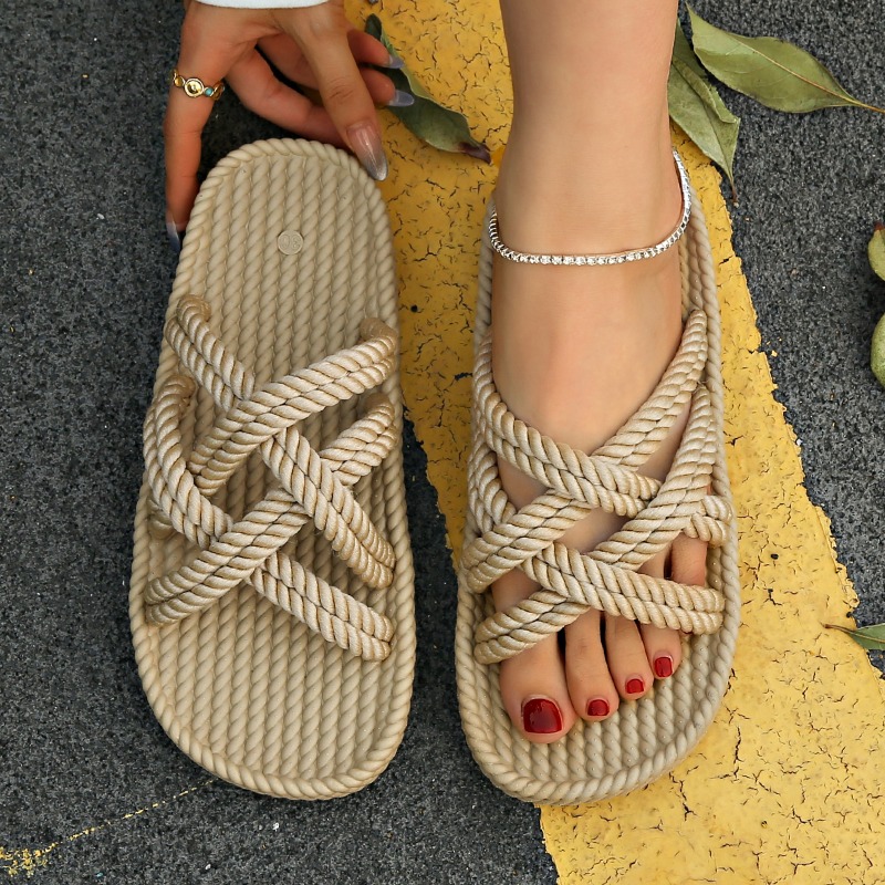 2025 New Summer Women's Hemp R - огляд і ціна Elastic Waistband Roll