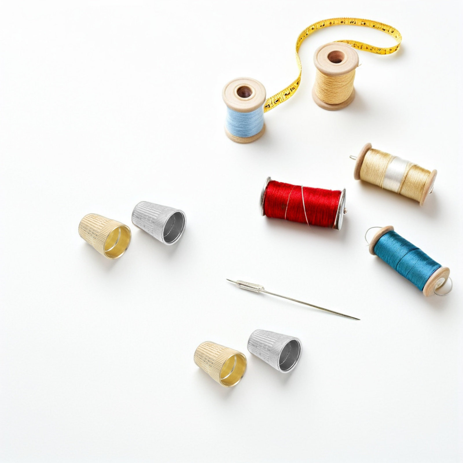 6Pcs Vintage Metal Sewing Thim - огляд і ціна Sewing Thimble Metal