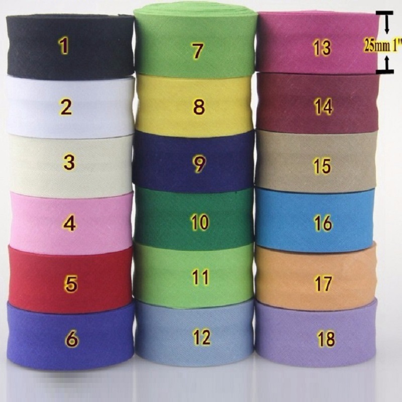 25 mm (1') X 5 Meters Cotton B - огляд і ціна Binding Tape Bias