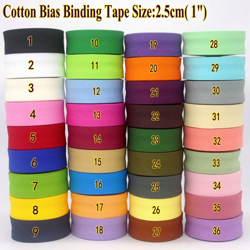 25 mm (1') X 5 Meters Cotton B - огляд і ціна Binding Tape Bias