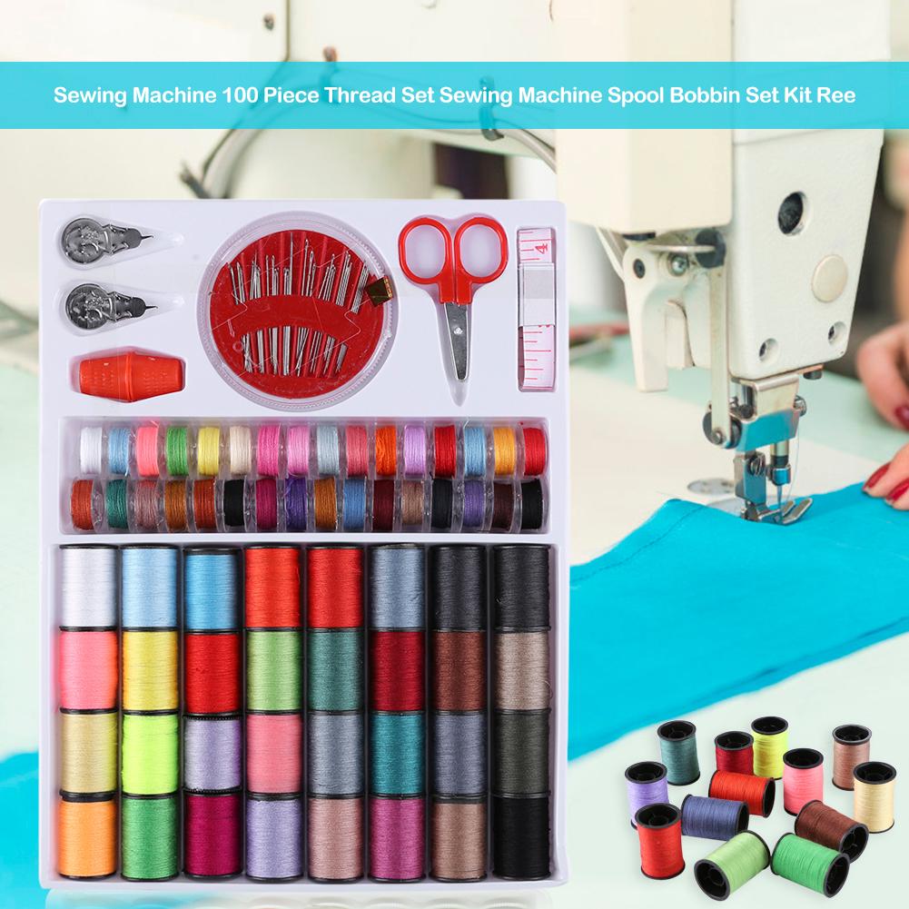 100Pcs Sewing Thread Set with  - огляд і ціна Sewing Thimble Metal