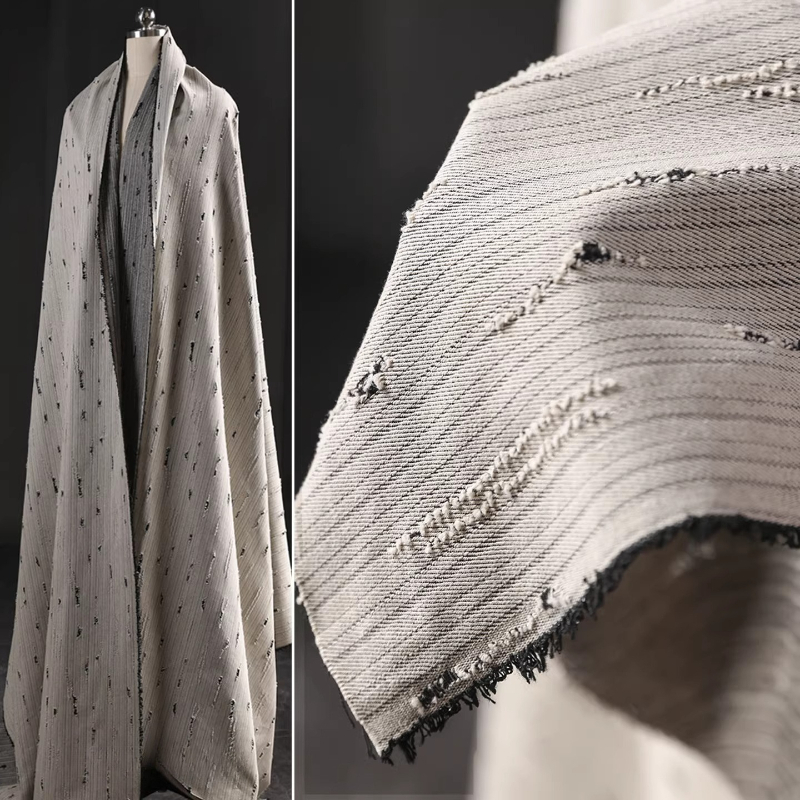 Striped Denim Cotton Jacquard  - огляд і ціна Sewing Recycle