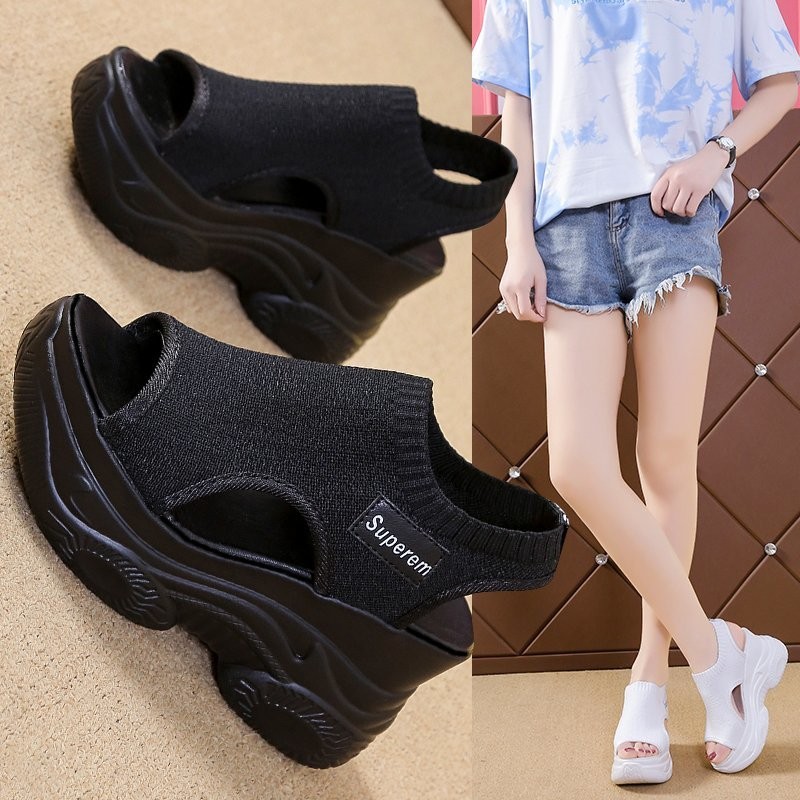 Women's Sandals 2025 Summer We - огляд і ціна Elastic Waistband Roll