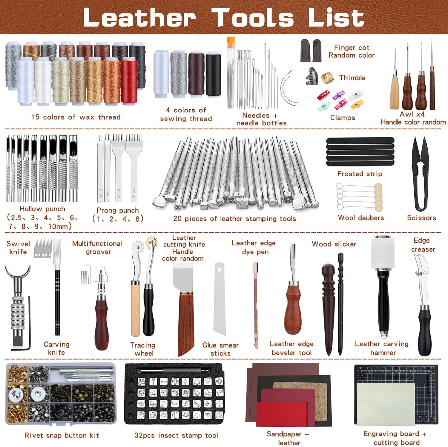 Leather Tooling Kit Leather Cr - огляд і ціна Sewing Custom