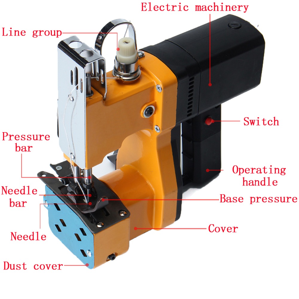 Electric Woven Bag Closing Mac - огляд і ціна Sewing In Textile Industry