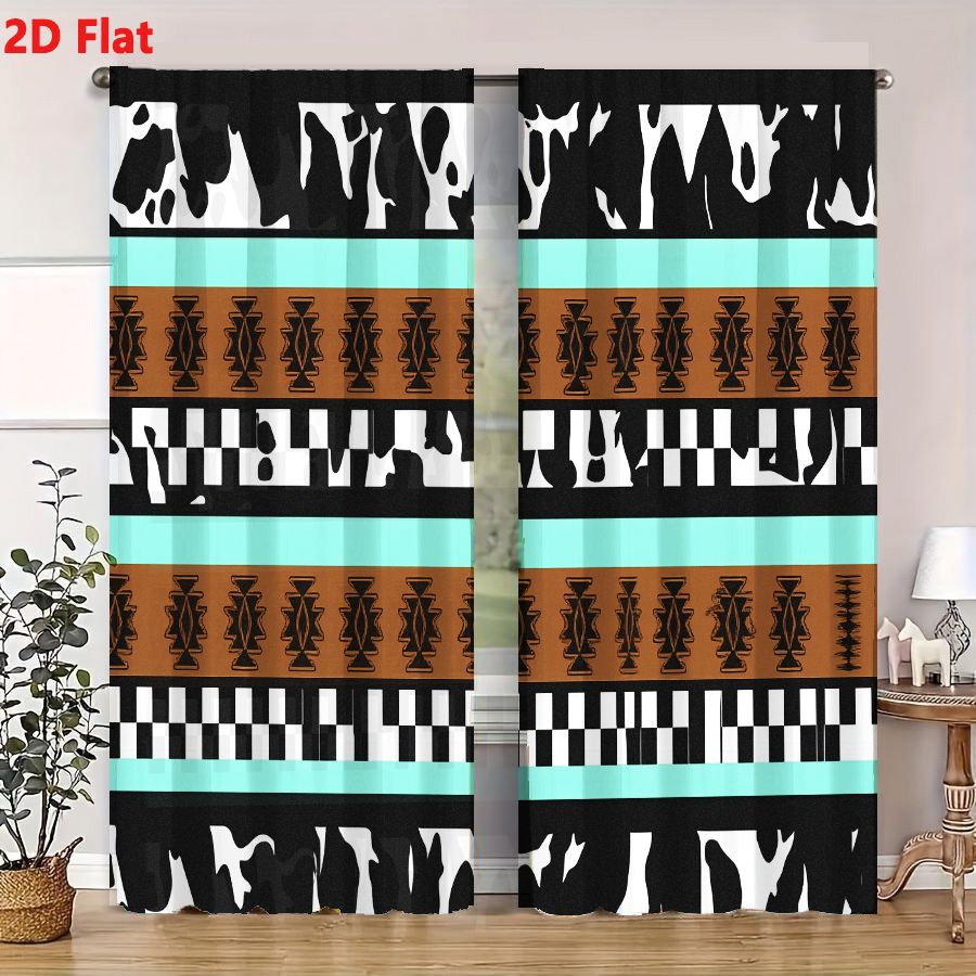 2Pcs Curtains 2D Flat Geometri - огляд і ціна Century Textile & Sewing Supply Photos