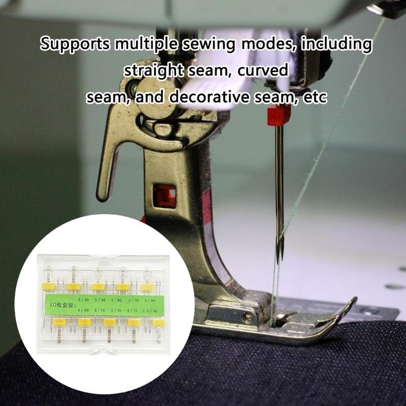 R66A 10Pcs Sewing Machine Need - огляд і ціна Twin Needle Stretch