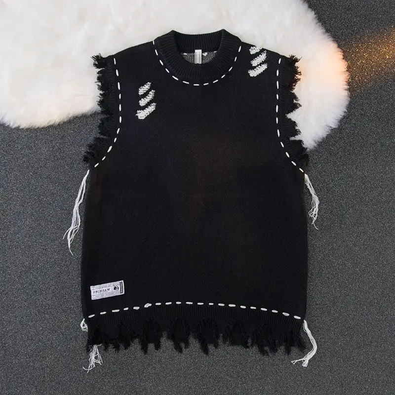 Knitted Sweaters for Men Hippi - огляд і ціна Sewing Vest
