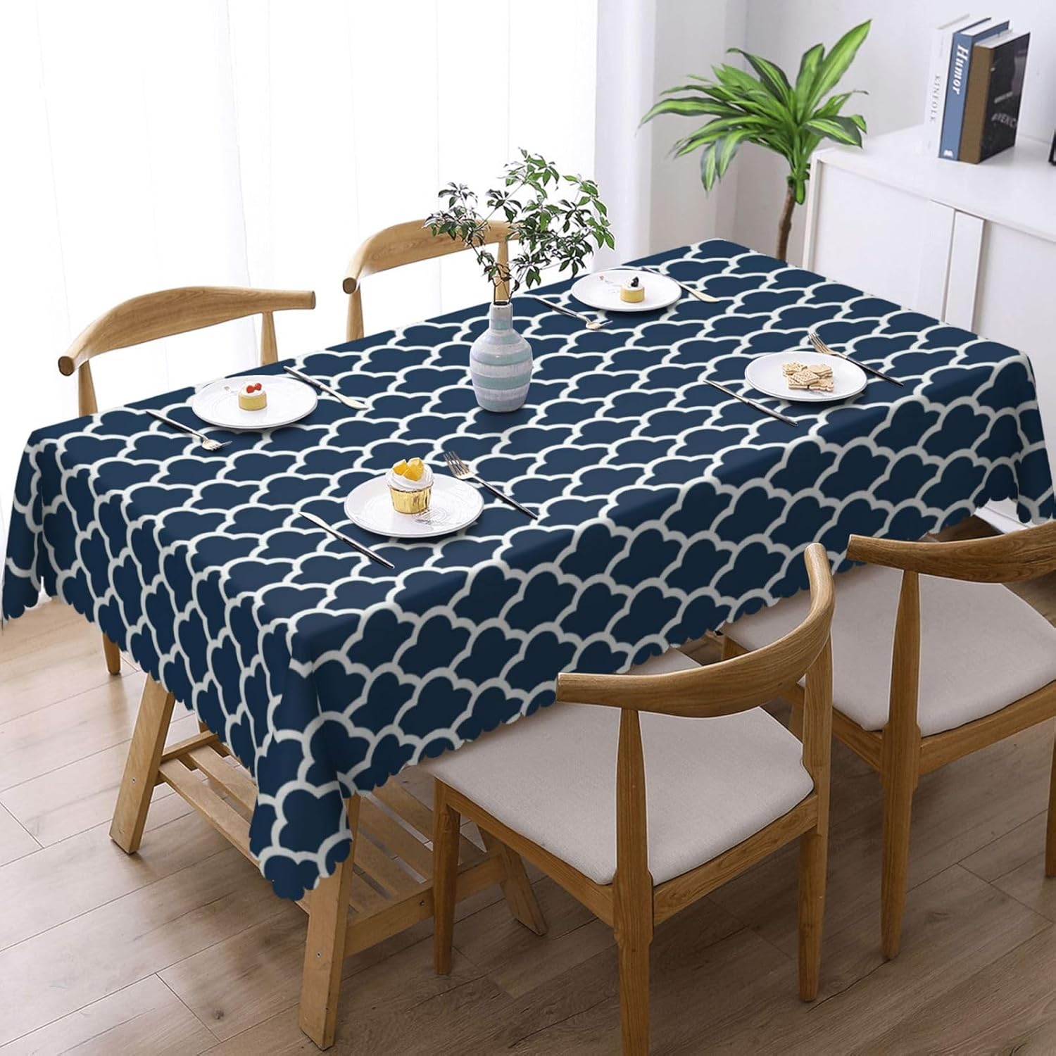 Blue Tablecloth Navy Cloud Sea - огляд і ціна Century Textile & Sewing Supply Photos