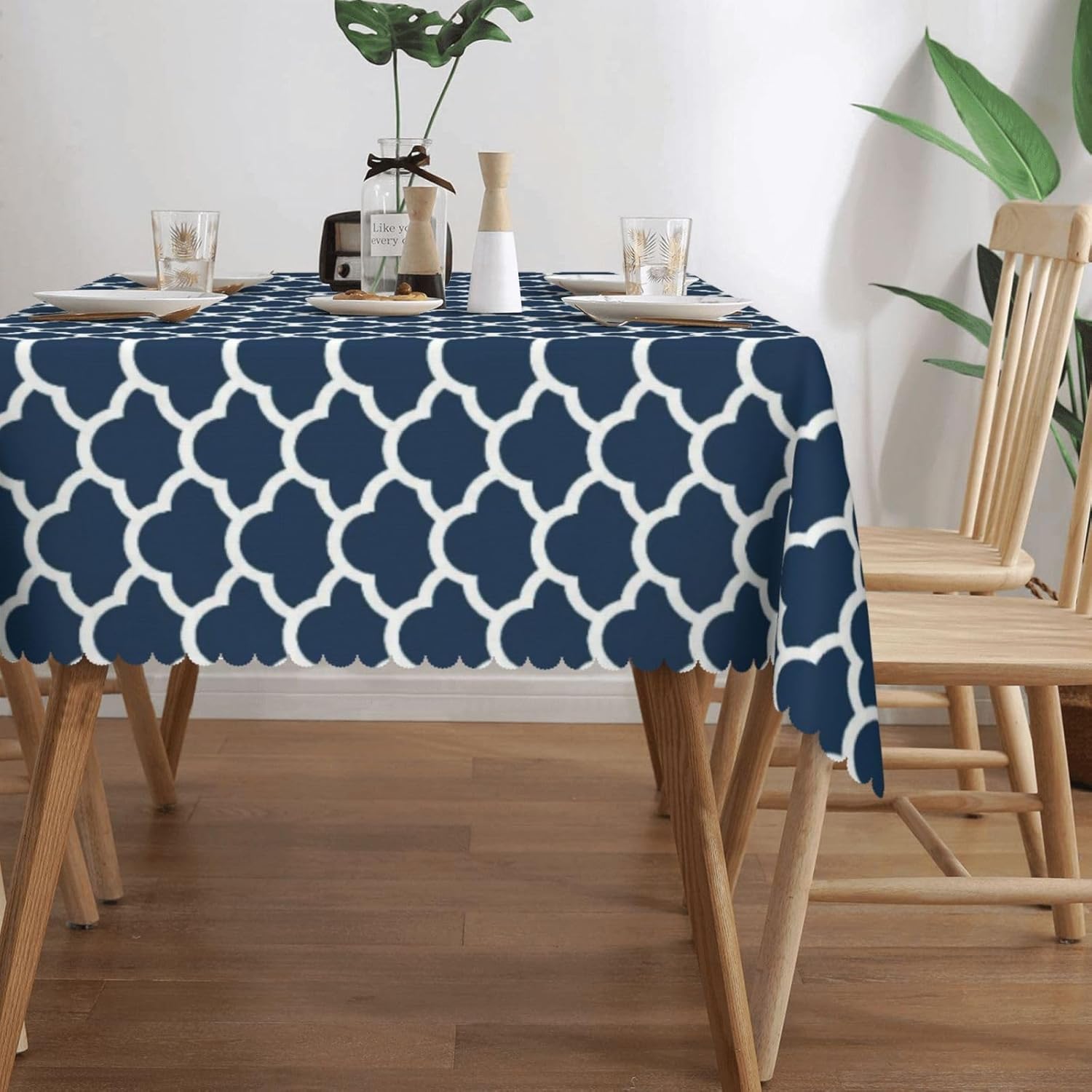 Blue Tablecloth Navy Cloud Sea - огляд і ціна Century Textile & Sewing Supply Photos