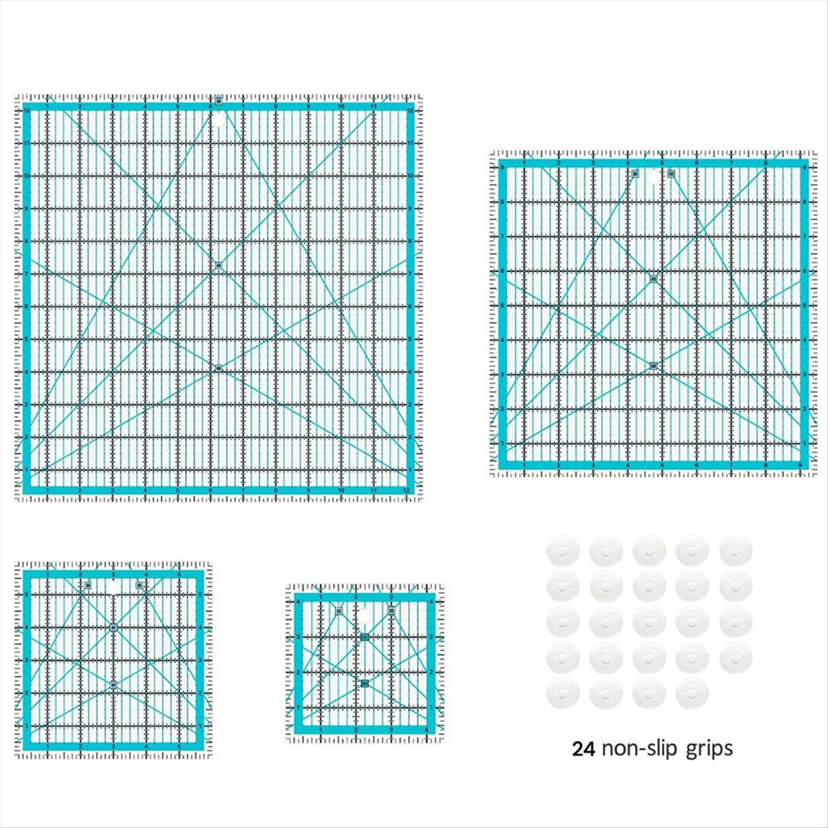 MALL 4pcs Quilting Rulers,Quil - огляд і ціна Quilting Ruler Square