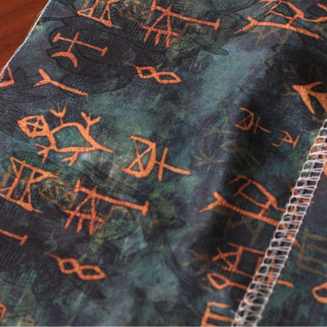 Oracle Bone Script Jacquard Re - огляд і ціна Sewing Tie Dye