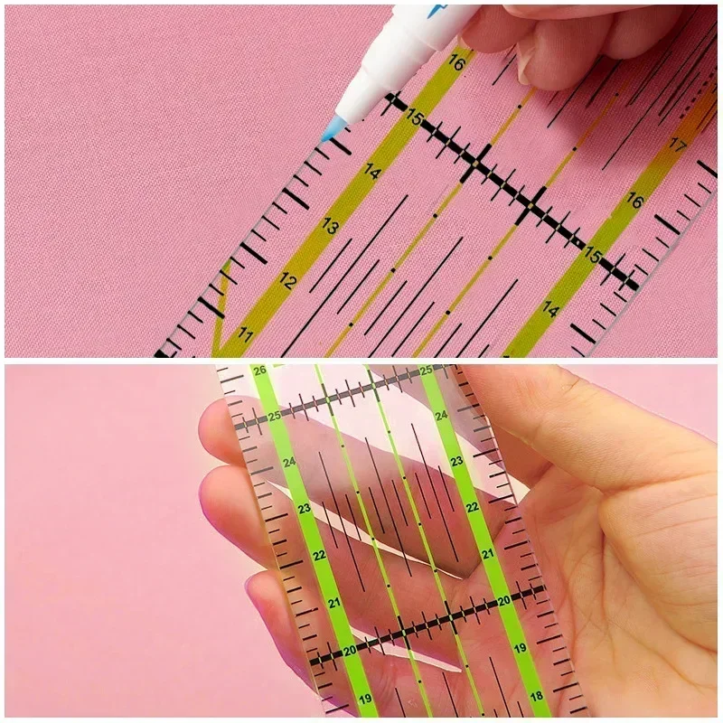 1/2pcs 15cm Quilting Patchwork - огляд і ціна Quilting Ruler Square