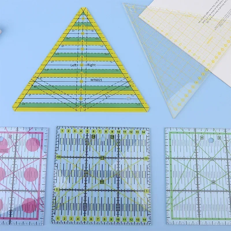 1/2pcs 15cm Quilting Patchwork - огляд і ціна Quilting Ruler Square