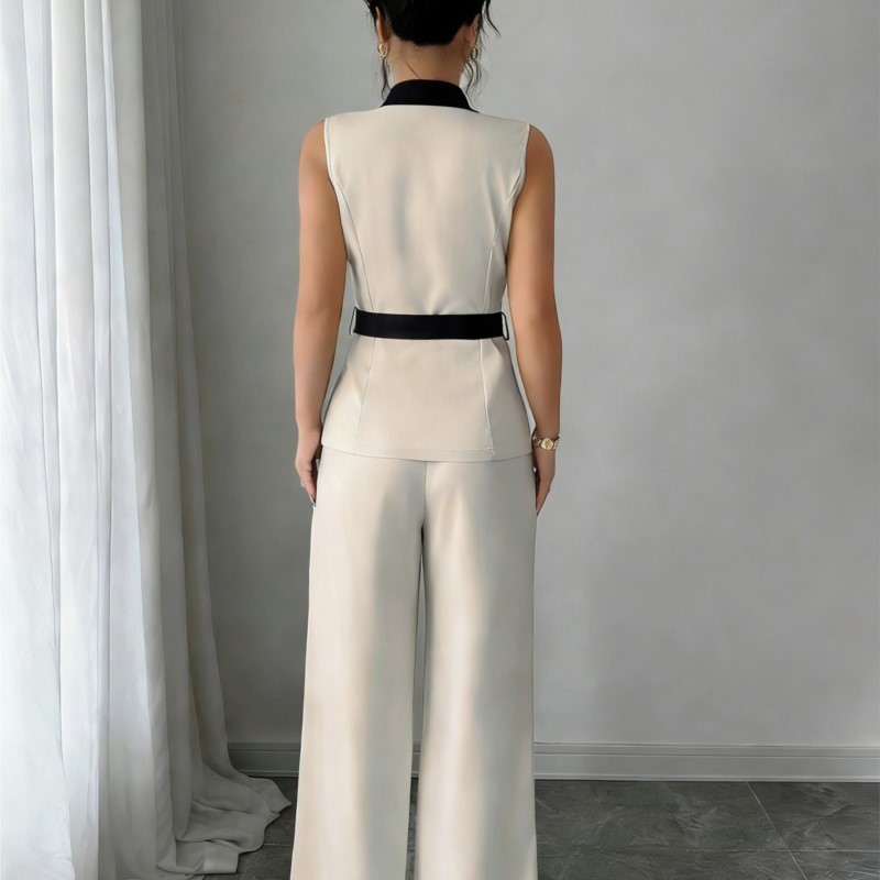 Vest Suit Women Wide Leg Pants - огляд і ціна Sewing Vest