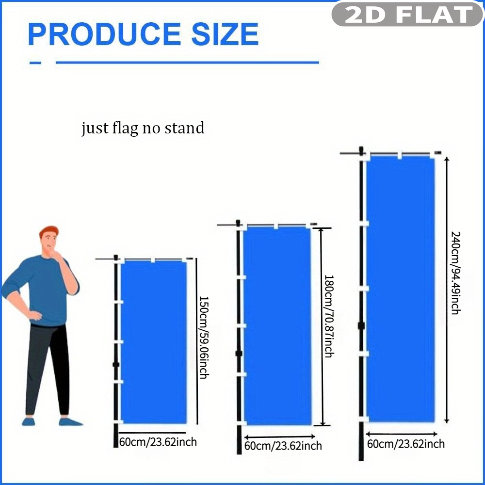 1pc 2D FLAT Custom Nobori Flag - огляд і ціна Sewing Custom