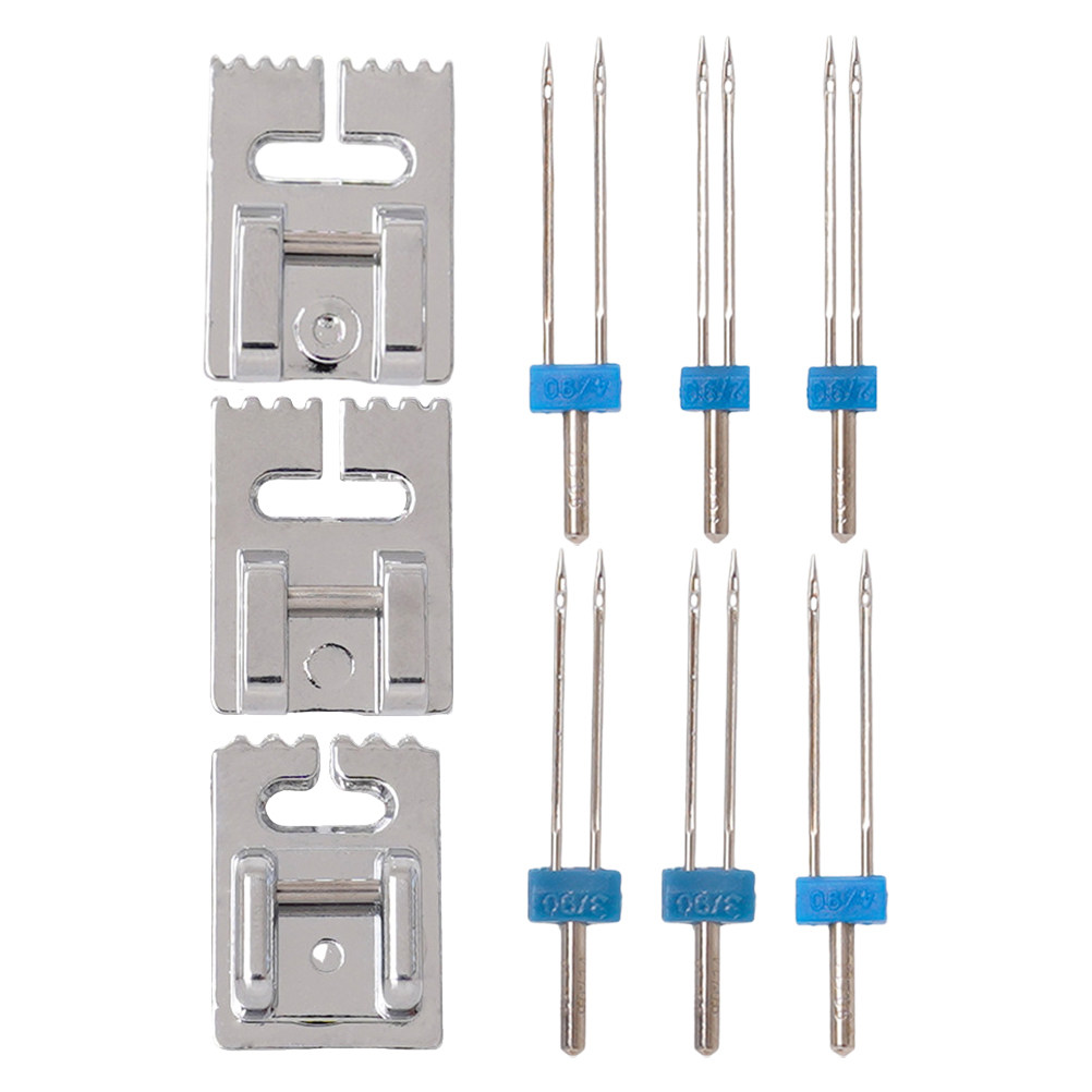 Double Hole Sewing Machine Nee - огляд і ціна Twin Needle Stretch
