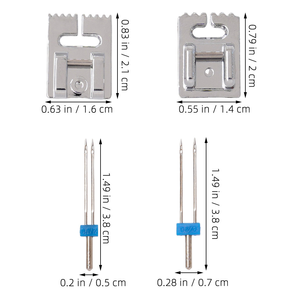 Double Hole Sewing Machine Nee - огляд і ціна Twin Needle Stretch