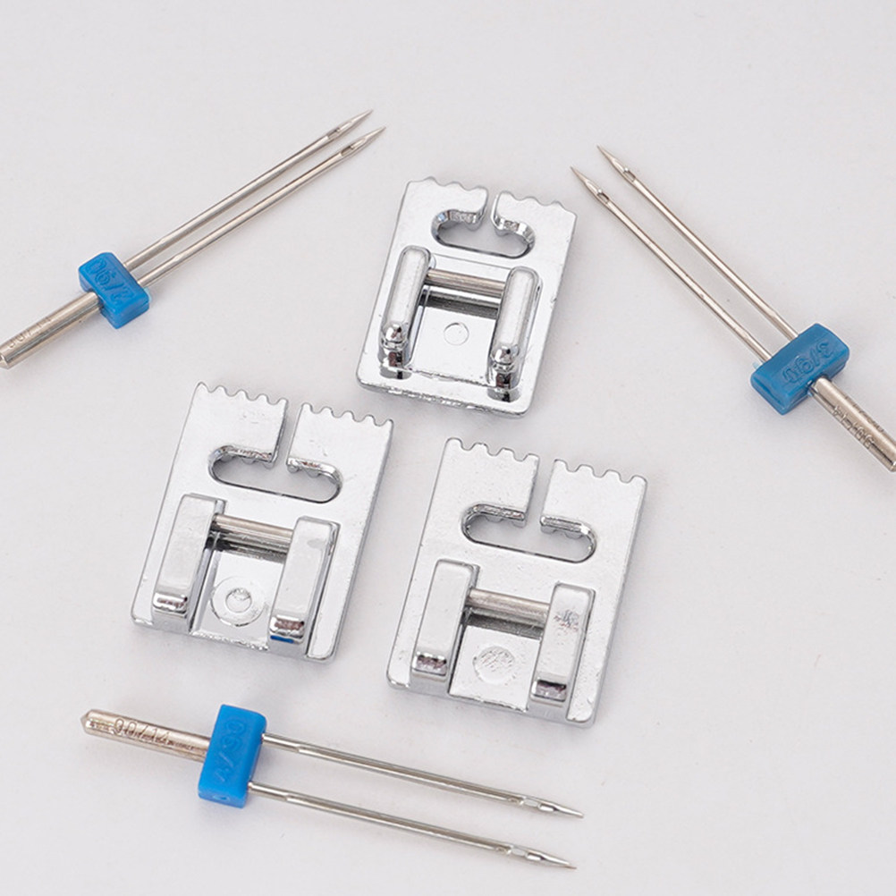 Double Hole Sewing Machine Nee - огляд і ціна Twin Needle Stretch