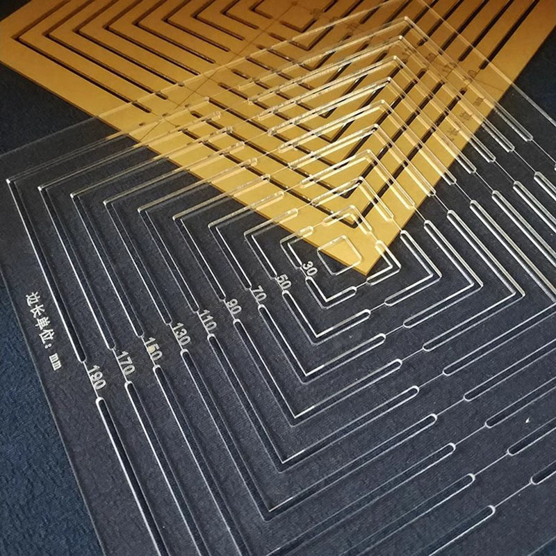 Square Shape Acrylic Ruler Emb - огляд і ціна Quilting Ruler Square
