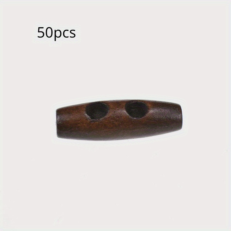 50pcs Recycled Wood Horn Toggl - огляд і ціна Sewing Recycle