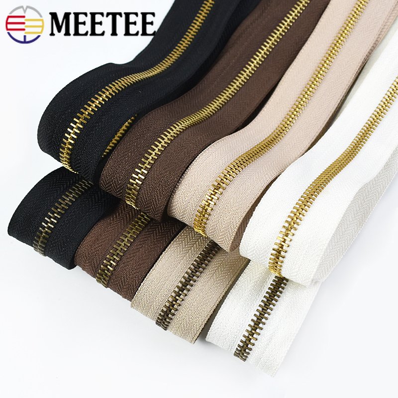 Meetee 2/4Y 3# 5# Metal Zipper - огляд і ціна Textile And Sewing Supply
