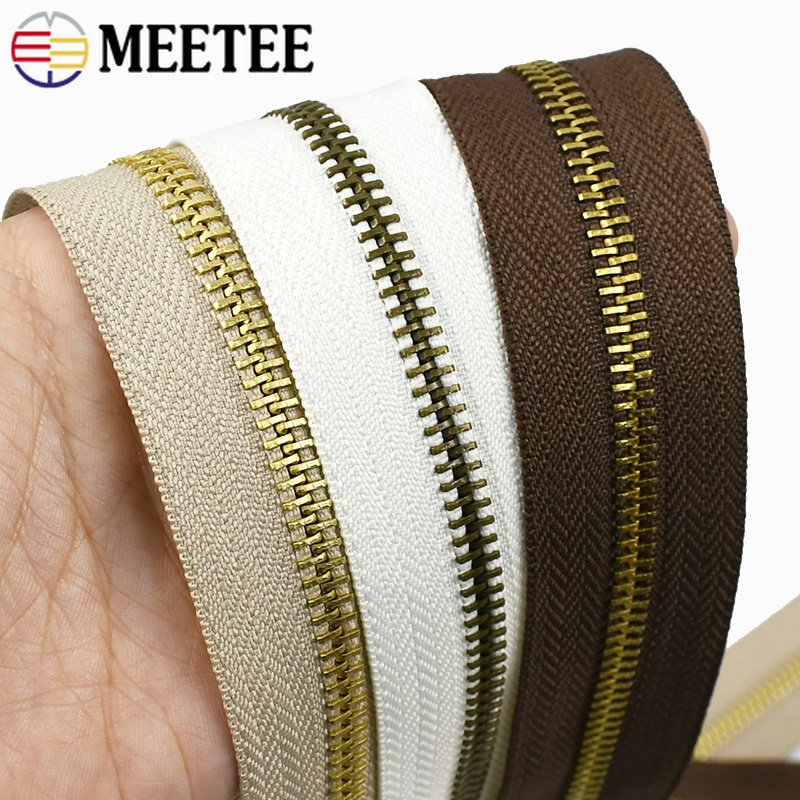 Meetee 2/4Y 3# 5# Metal Zipper - огляд і ціна Textile And Sewing Supply