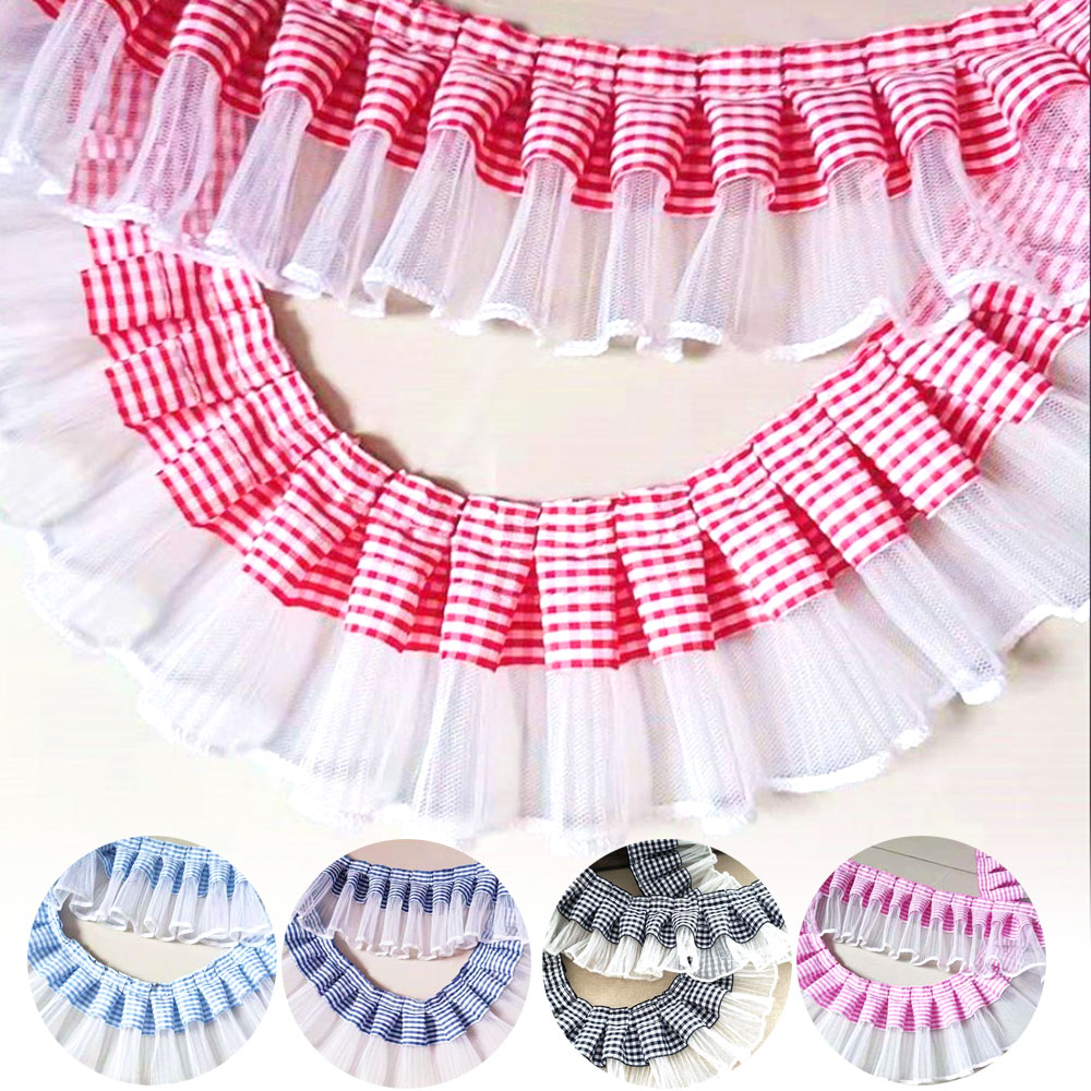 7CM Wide Plaid Pleated Cloth T - огляд і ціна Textile And Sewing Supply