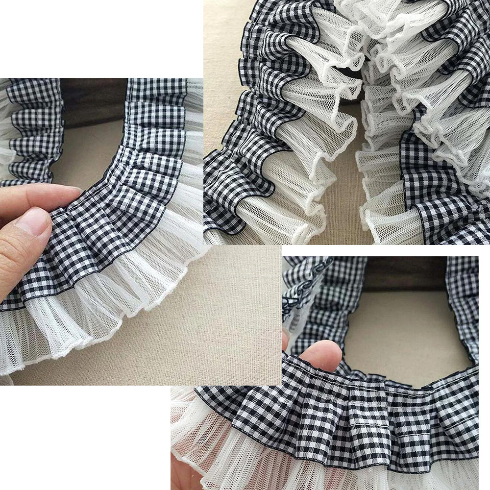 7CM Wide Plaid Pleated Cloth T - огляд і ціна Textile And Sewing Supply