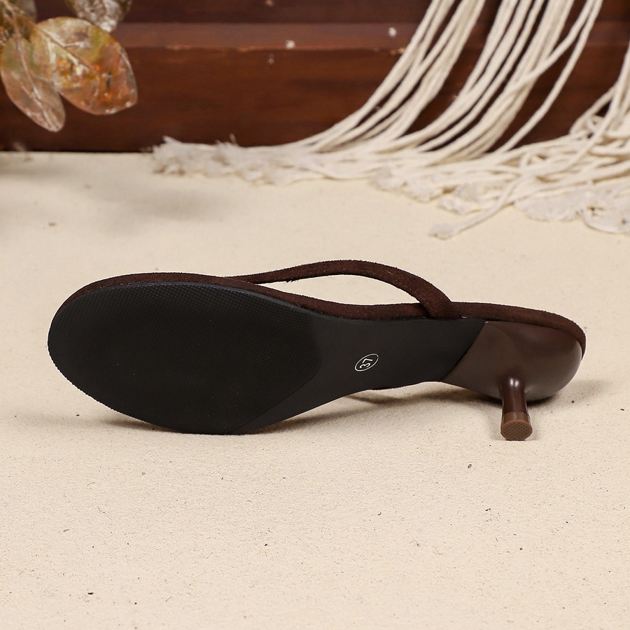 New Faux Suede Heeled Thong Sa - огляд і ціна Sewing New