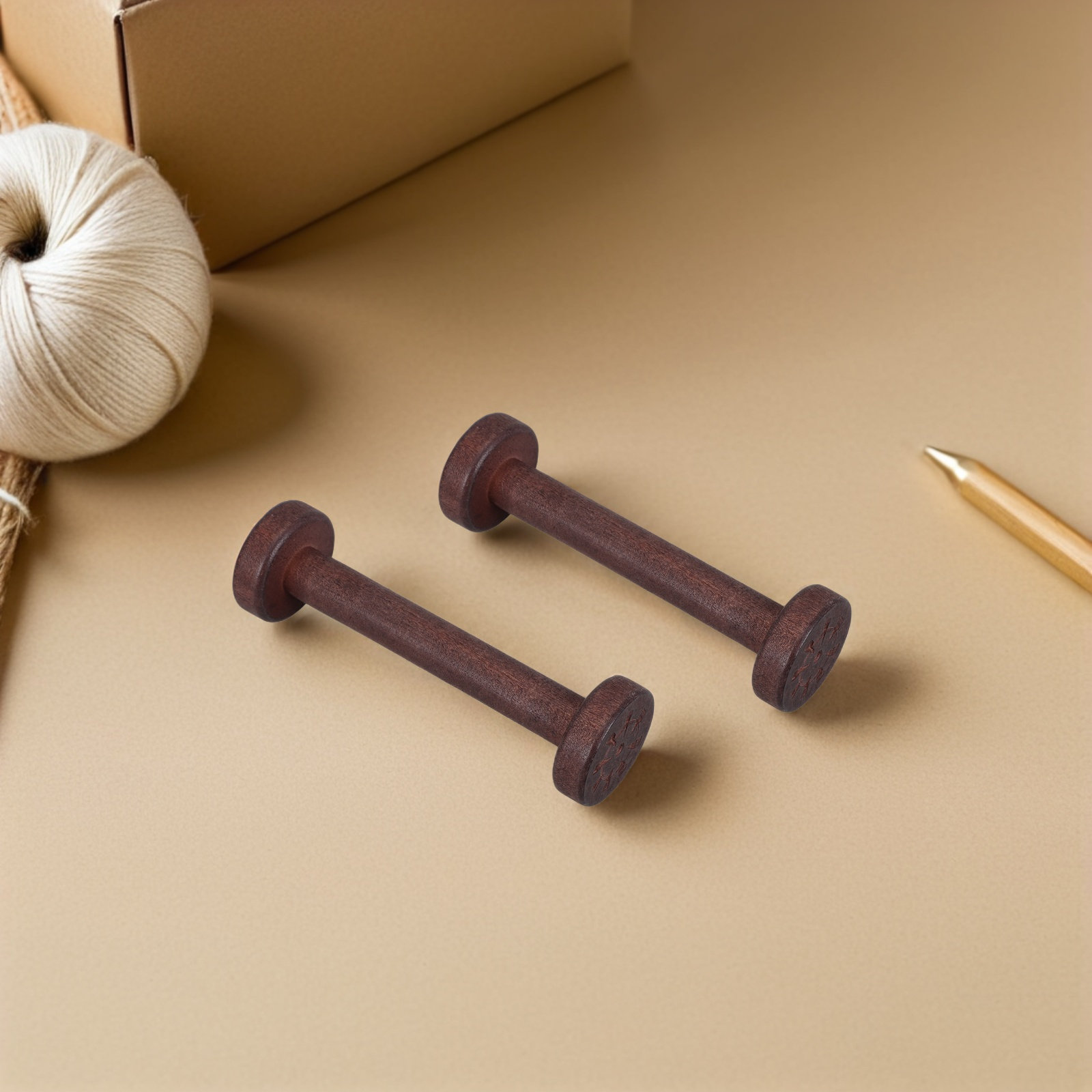 5Pcs Handpolished Wooden Spool - огляд і ціна Thread Bobbins Empty