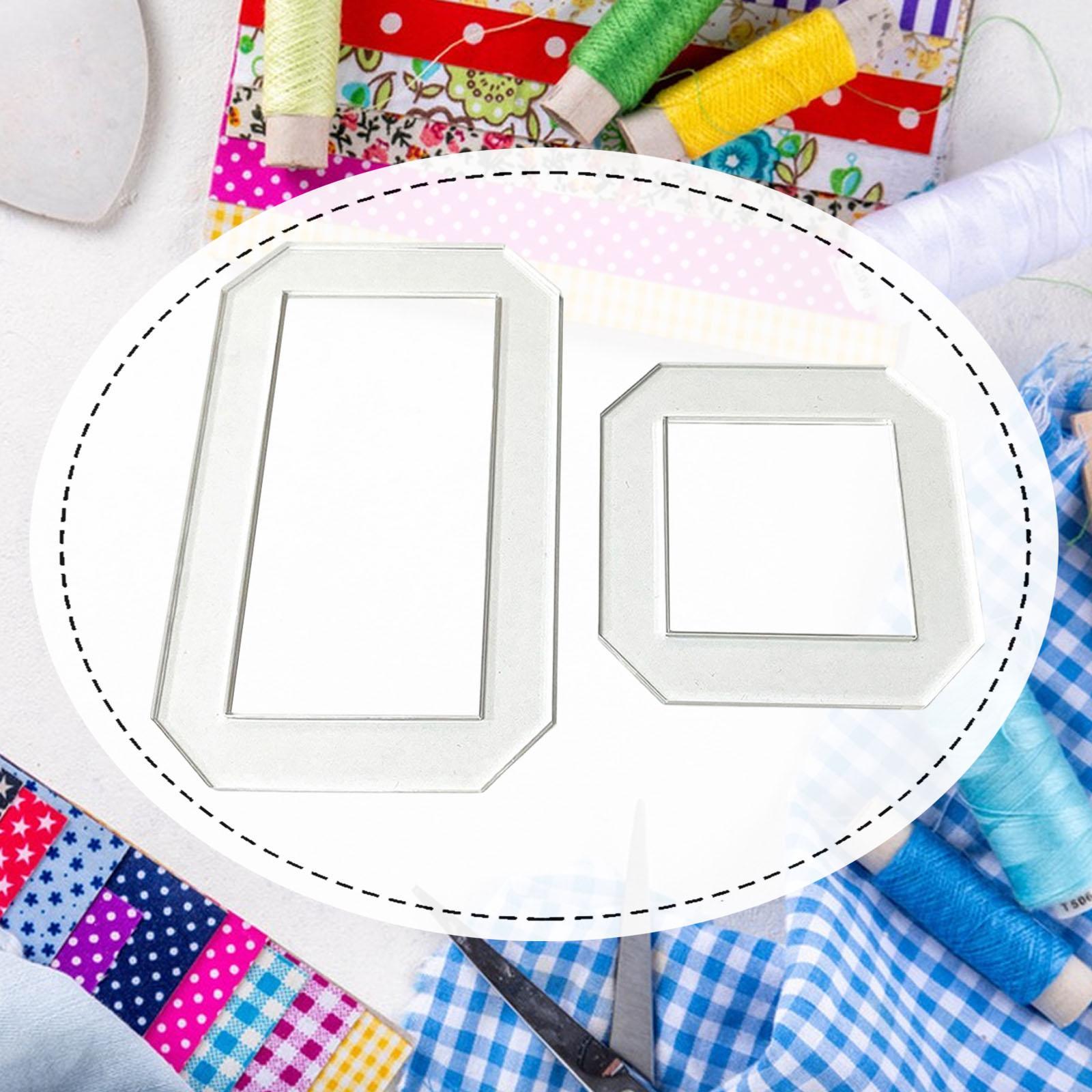 2Pcs Quilting Templates Quilt  - огляд і ціна Quilting Ruler Square