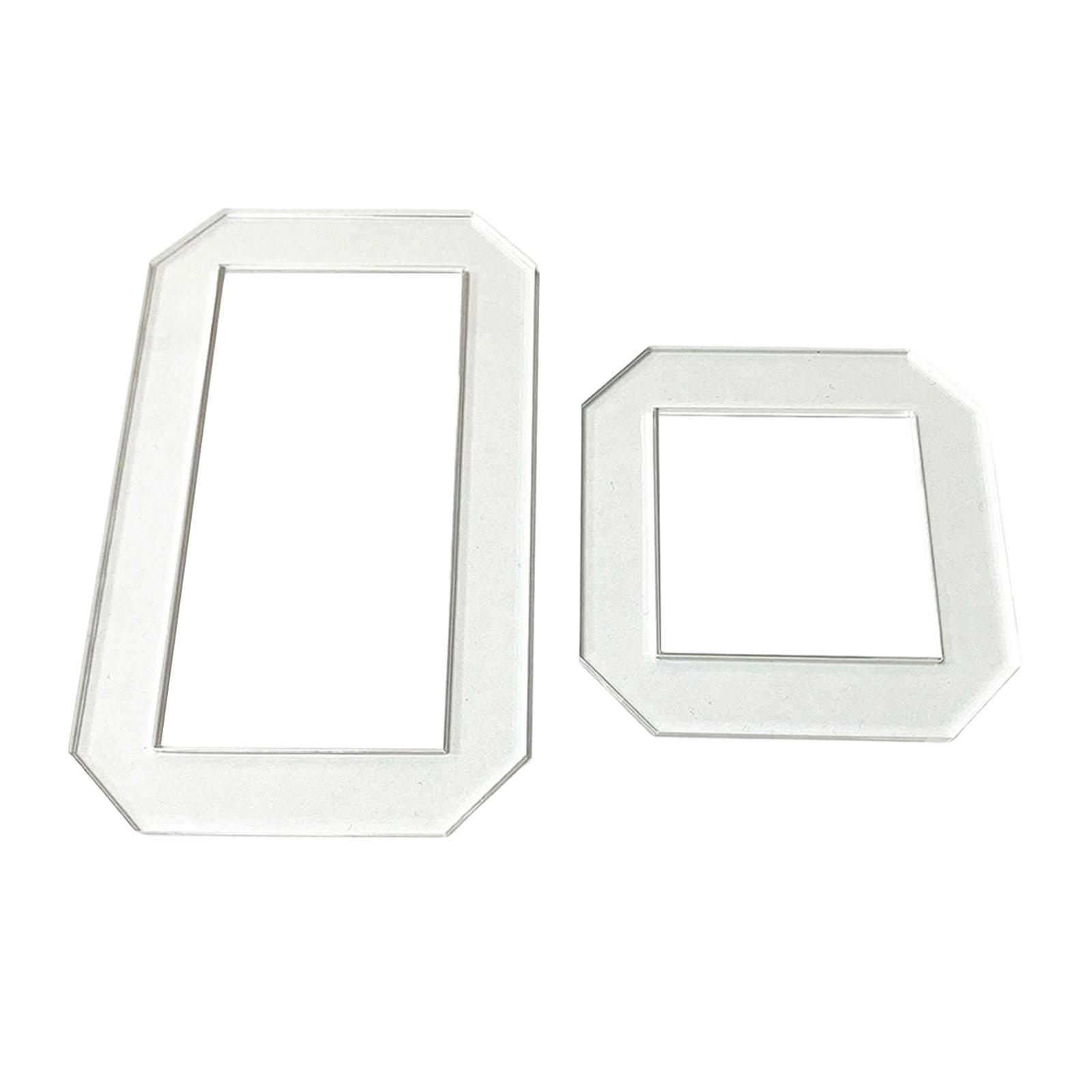2Pcs Quilting Templates Quilt  - огляд і ціна Quilting Ruler Square