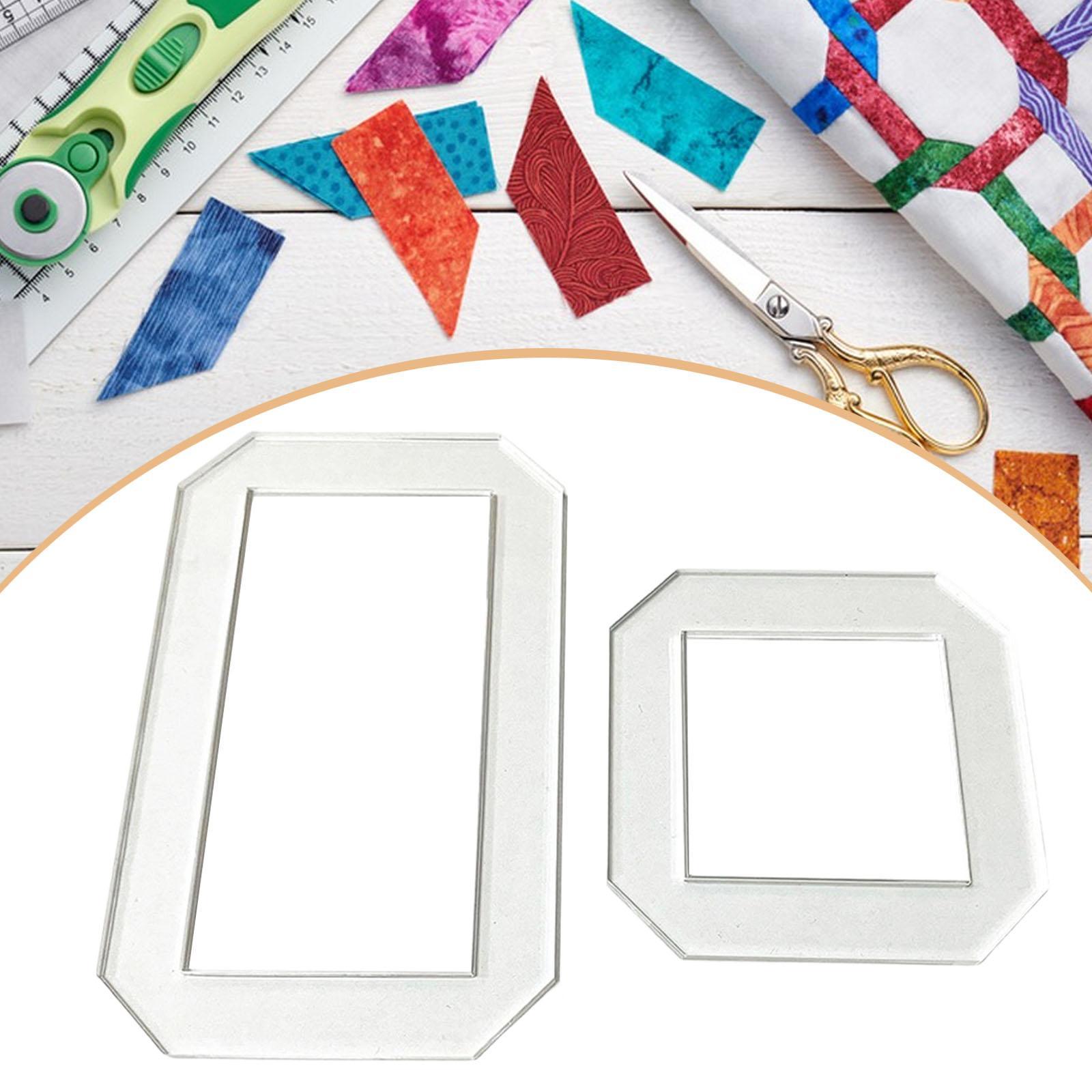 2Pcs Quilting Templates Quilt  - огляд і ціна Quilting Ruler Square