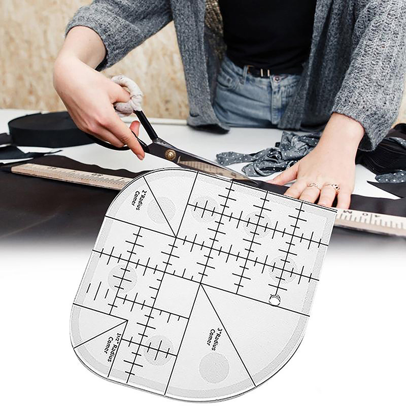 Curved Corner Cutter Quilt Rul - огляд і ціна Quilting Ruler Square