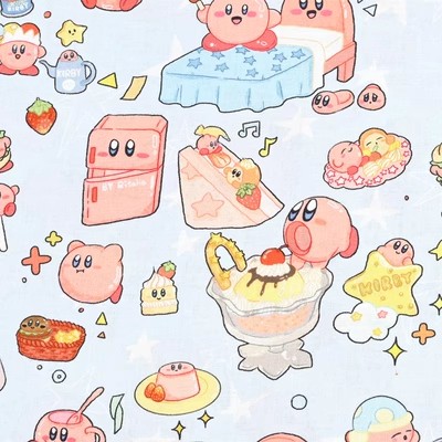 Cartoon Kirby 100 Cotton Fabri - огляд і ціна Textile And Sewing Materials