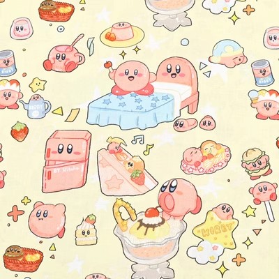 Cartoon Kirby 100 Cotton Fabri - огляд і ціна Textile And Sewing Materials
